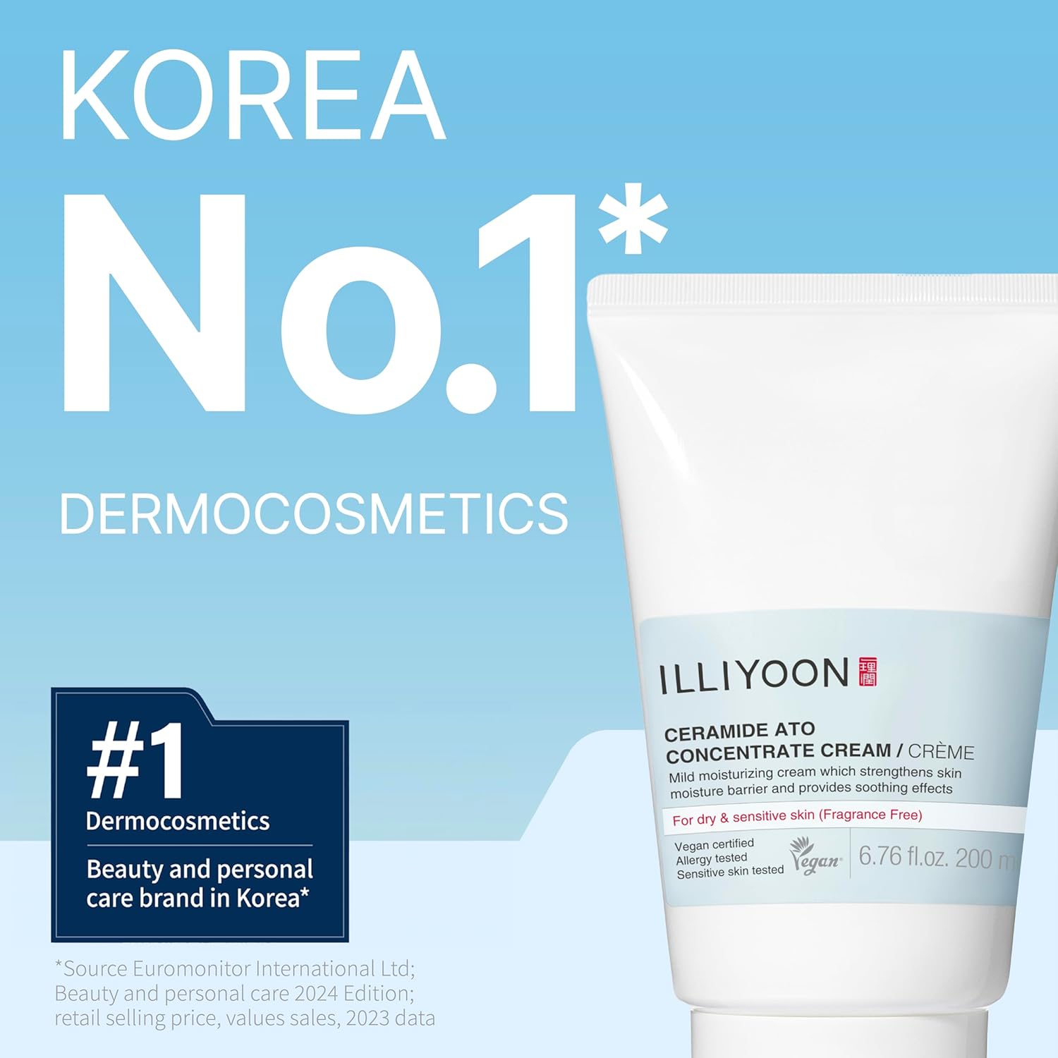 Illiyoon Ceramide Ato Concentrate Cream — Crema Hidratante Reparadora Con Ceramidas Para Piel Seca y Sensible
