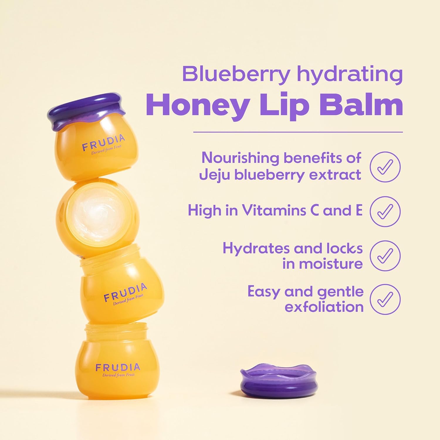 FRUDIA Blueberry Honey Lip Balm | Bálsamo Labial Hidratante