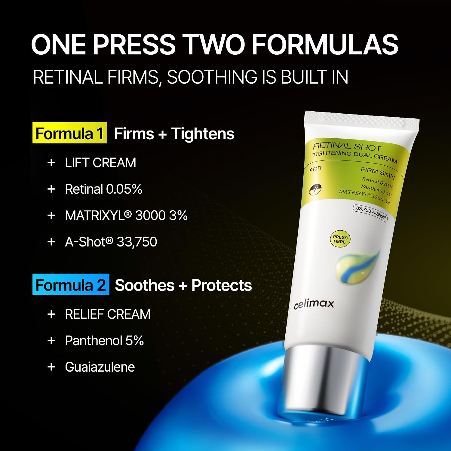 Celimax The Vita-A Retinal Shot Tightening Dual Cream – Crema Dual Con Retinal Y Matrixyl 3000 50 ML