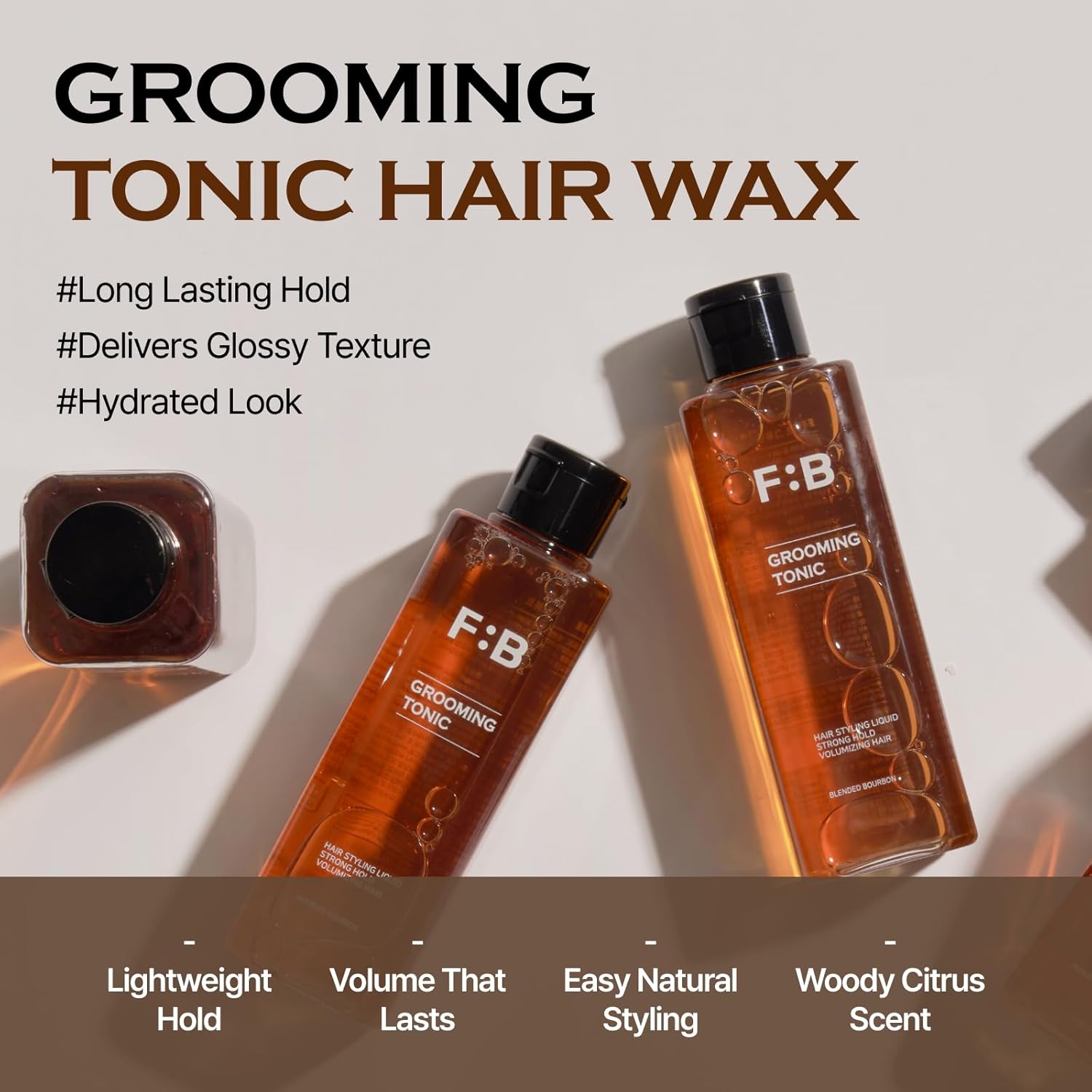 Bourbon Grooming Tonic Hair Wax 220 ml | Estilizador Capilar