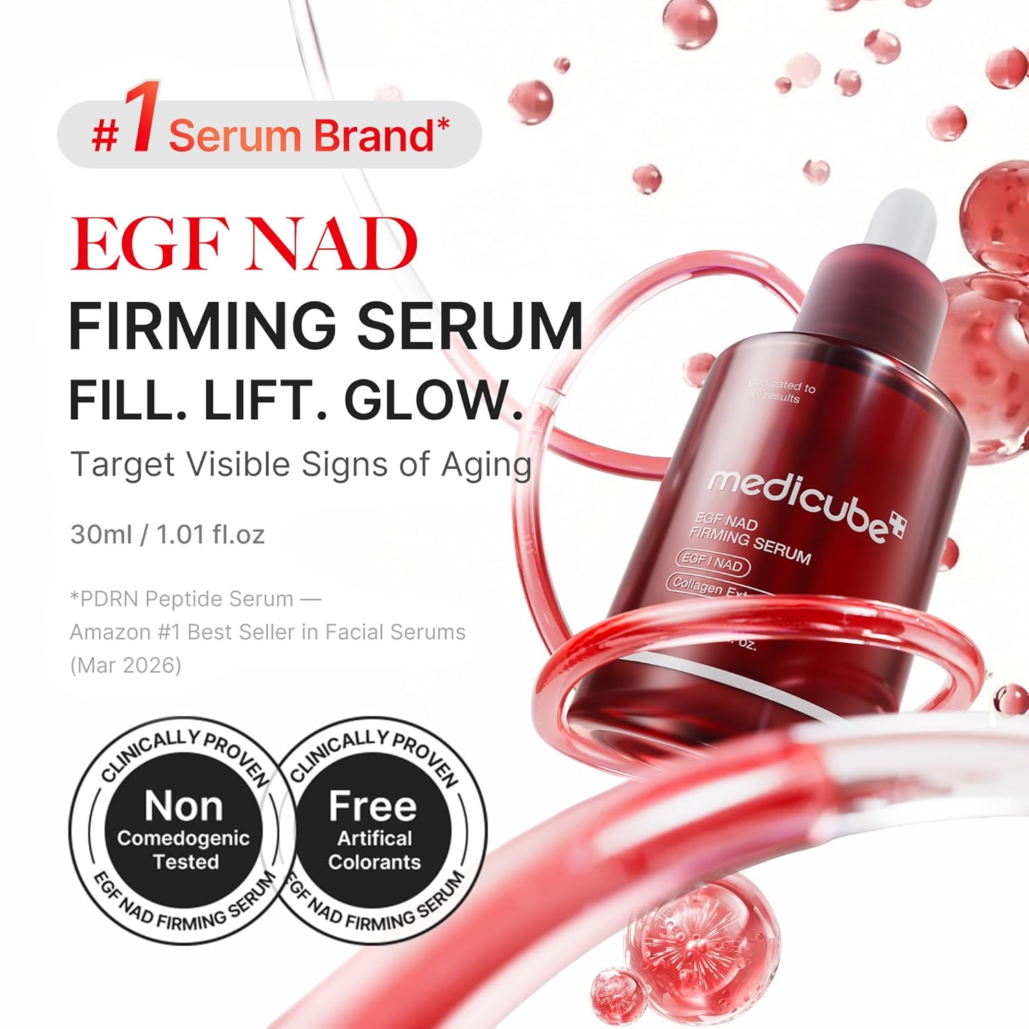 Medicube NAD+ EGF Firming Serum Sérum Reafirmante Para Rostro Y Cuello
