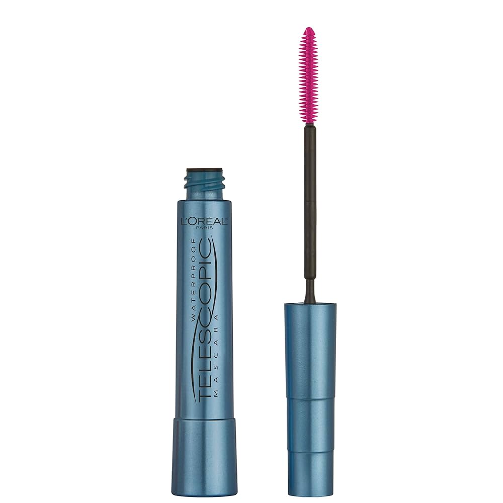 Loreal Paris Telescopic Waterproof Mascara – Máscara de Pestañas Negra a Prueba de Agua