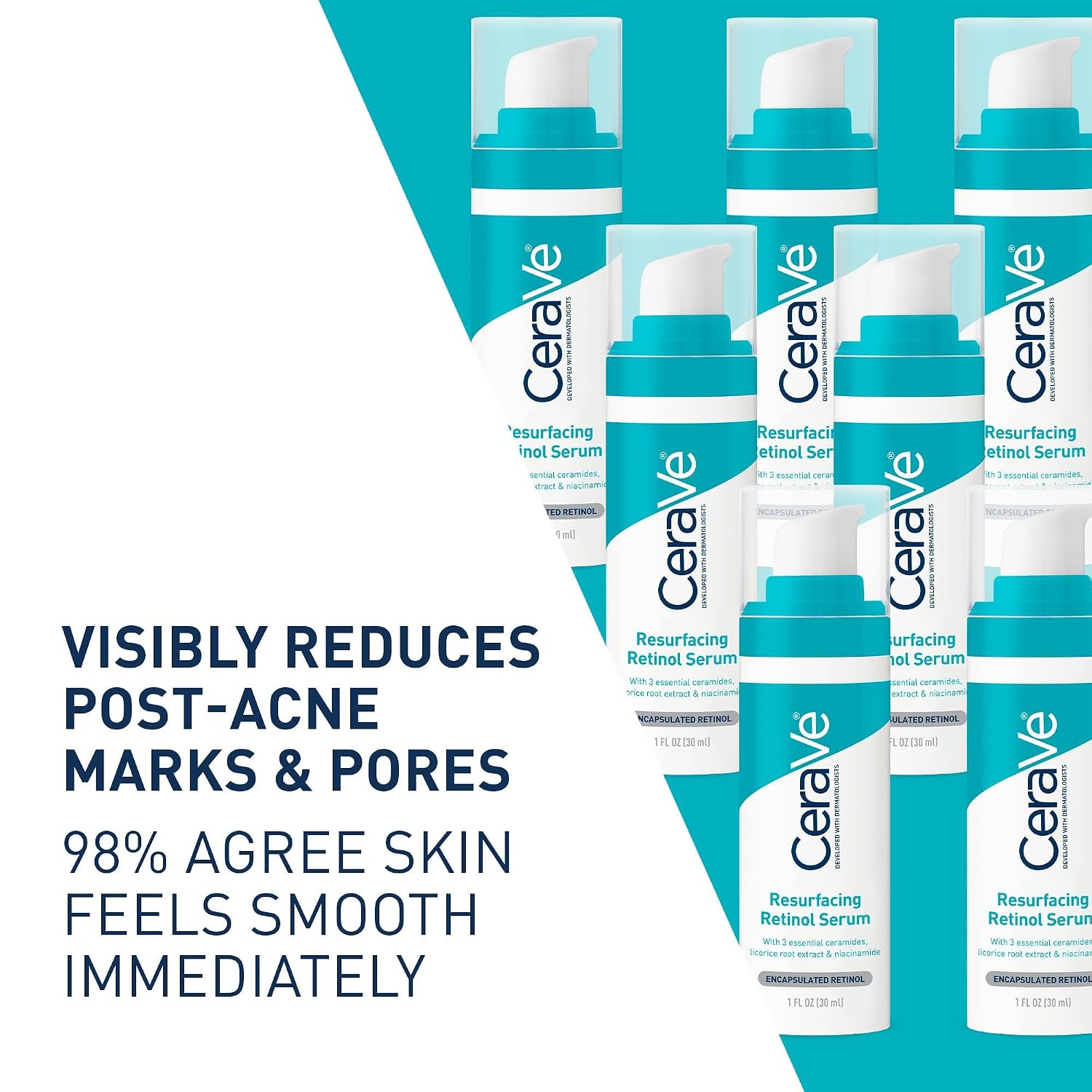 CeraVe Resurfacing Retinol Serum Sérum Facial Con Retinol Encapsulado 30 ml