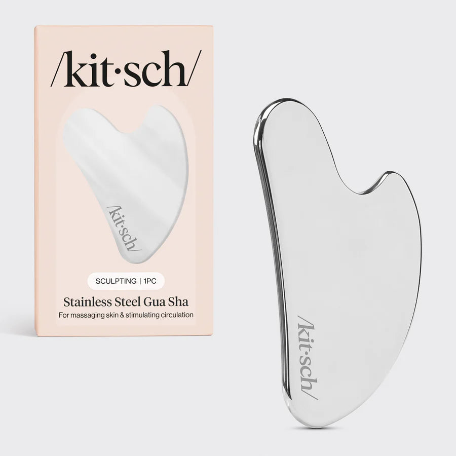 Kitsch Stainless Steel Gua Sha Herramienta Facial De Acero Inoxidable