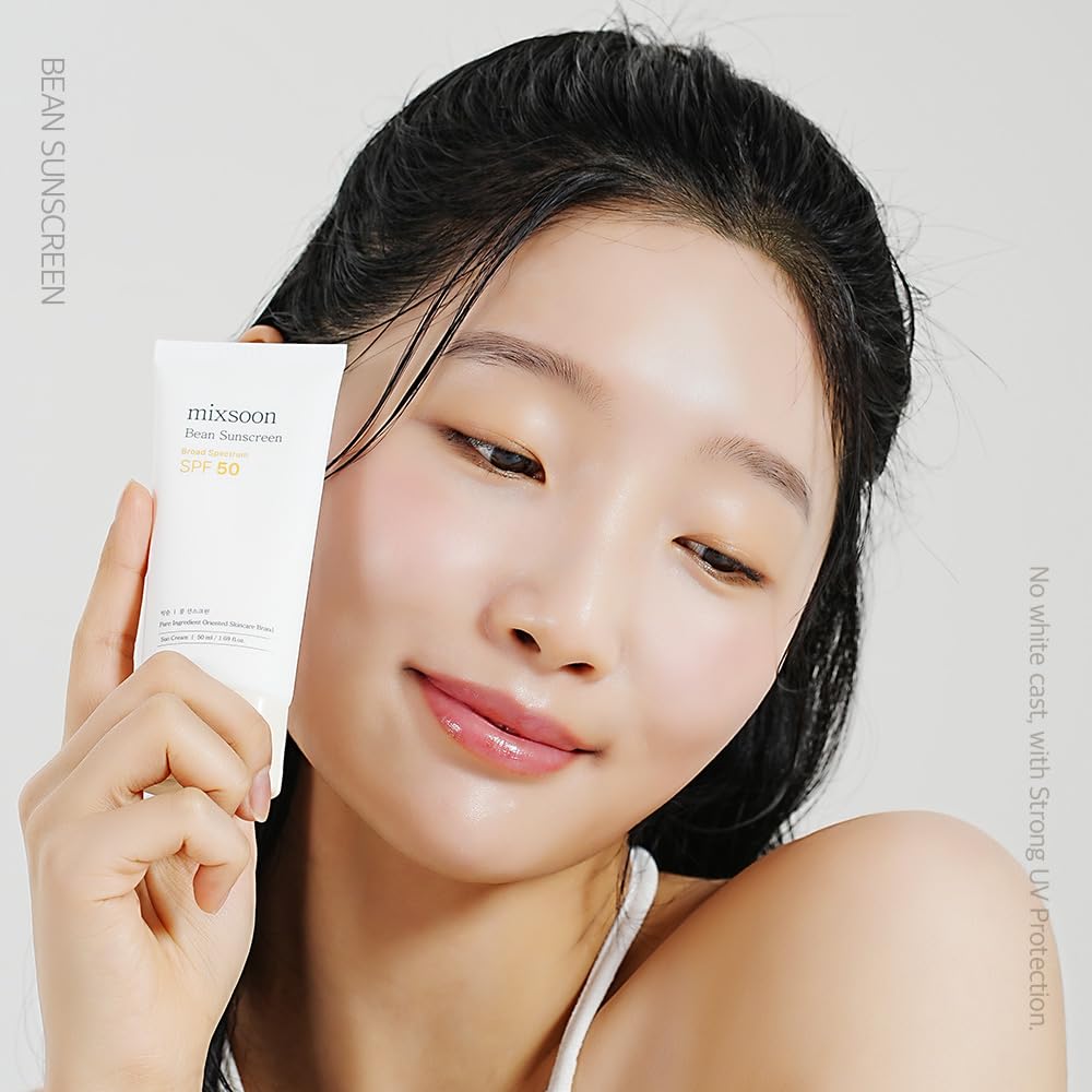 Mixsoon Protector solar de frijoles SPF 50 Airy Texture Type For Face Korean image 1