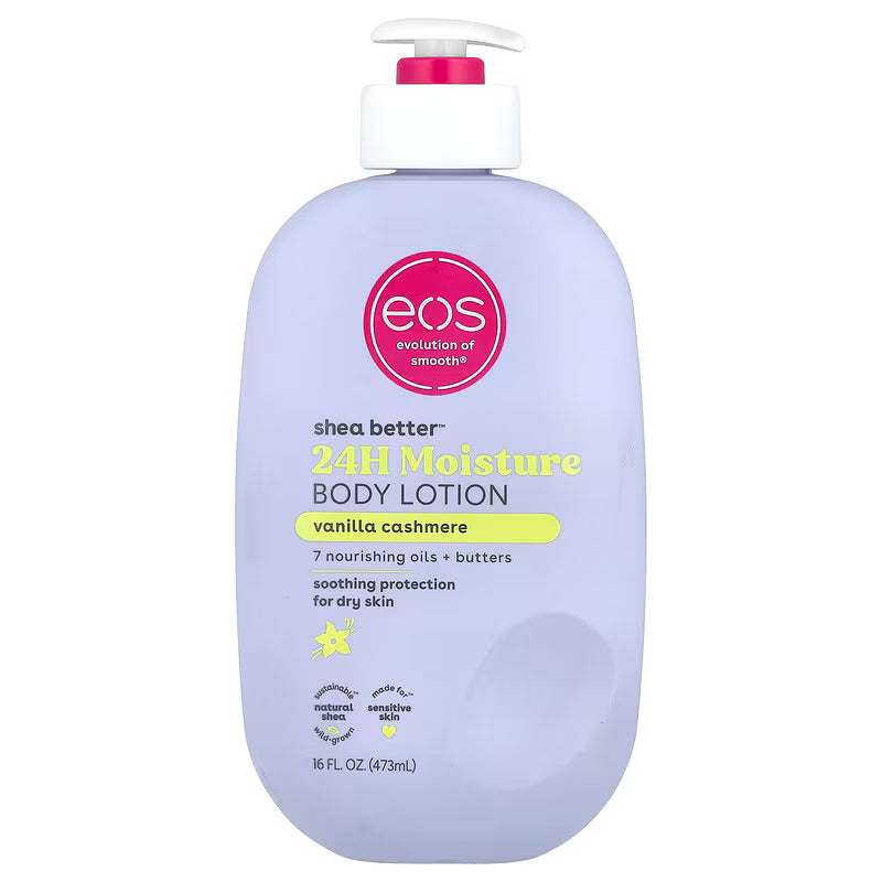 EOS Shea Better – Loción Corporal Hidratante 24H Vainilla Cashmere 473 ml