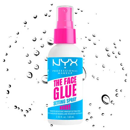NYX The Face Glue – Spray Fijador de Maquillaje de Alta Fijación 60 ml