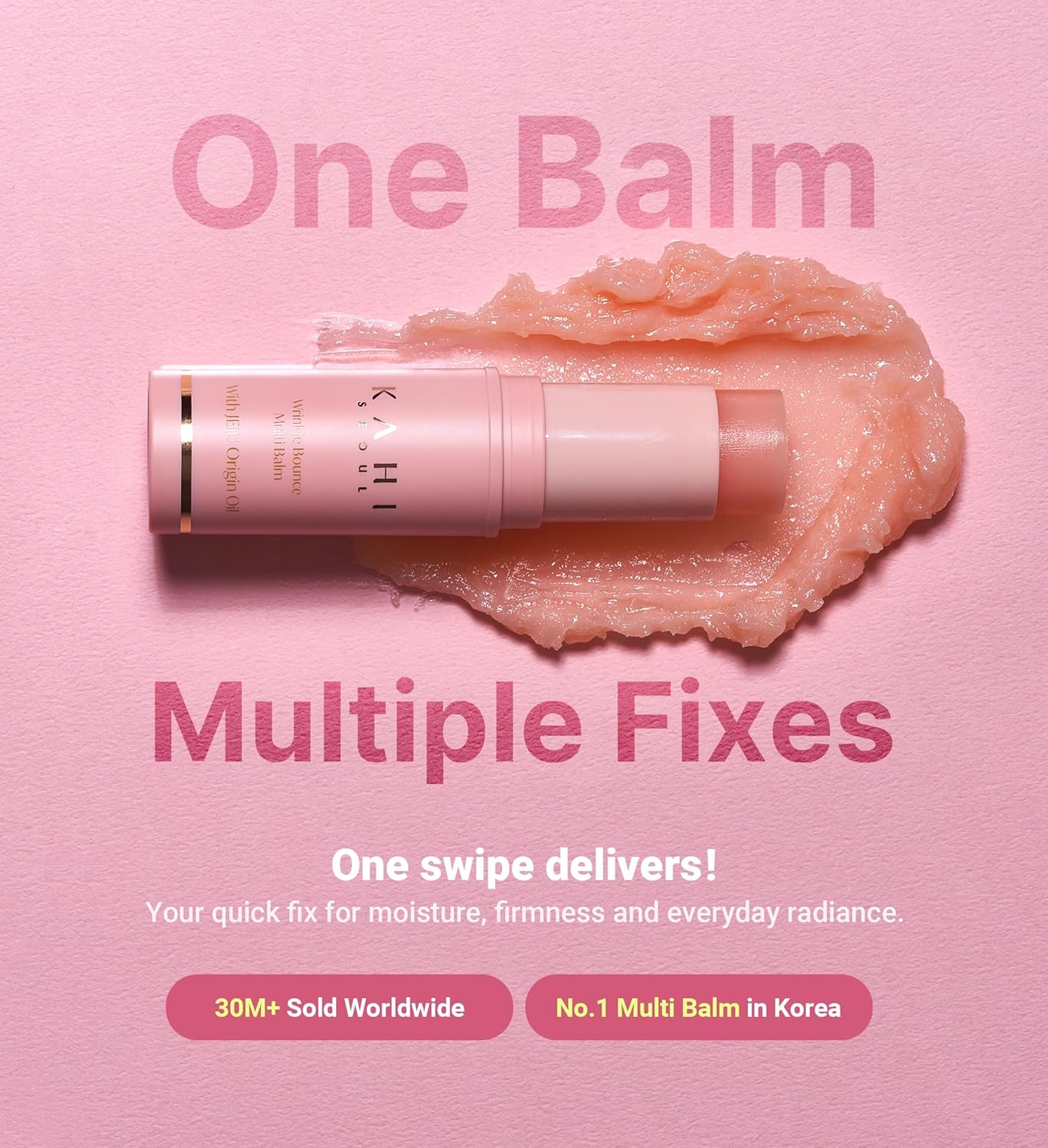 KAHI Multi Balm Stick Bálsamo Facial en Barra con PDRN y Colágeno