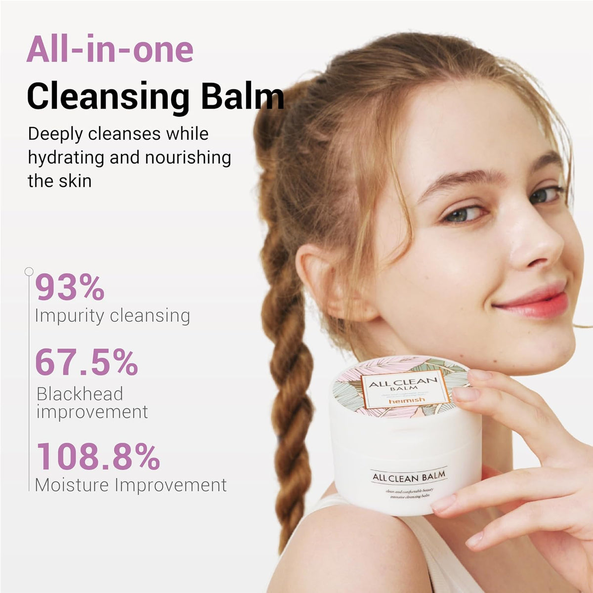 Heimish All Clean Balm – Bálsamo Limpiador Con Aceite De Oliva Para Doble Limpieza 120 ML