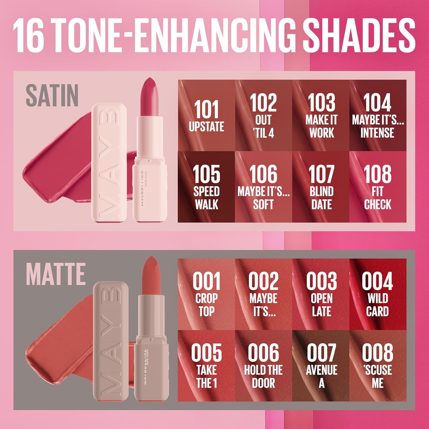 MAYBELLINE Serum Lipstick Labial Hidratante Con Efecto Volumen 8H