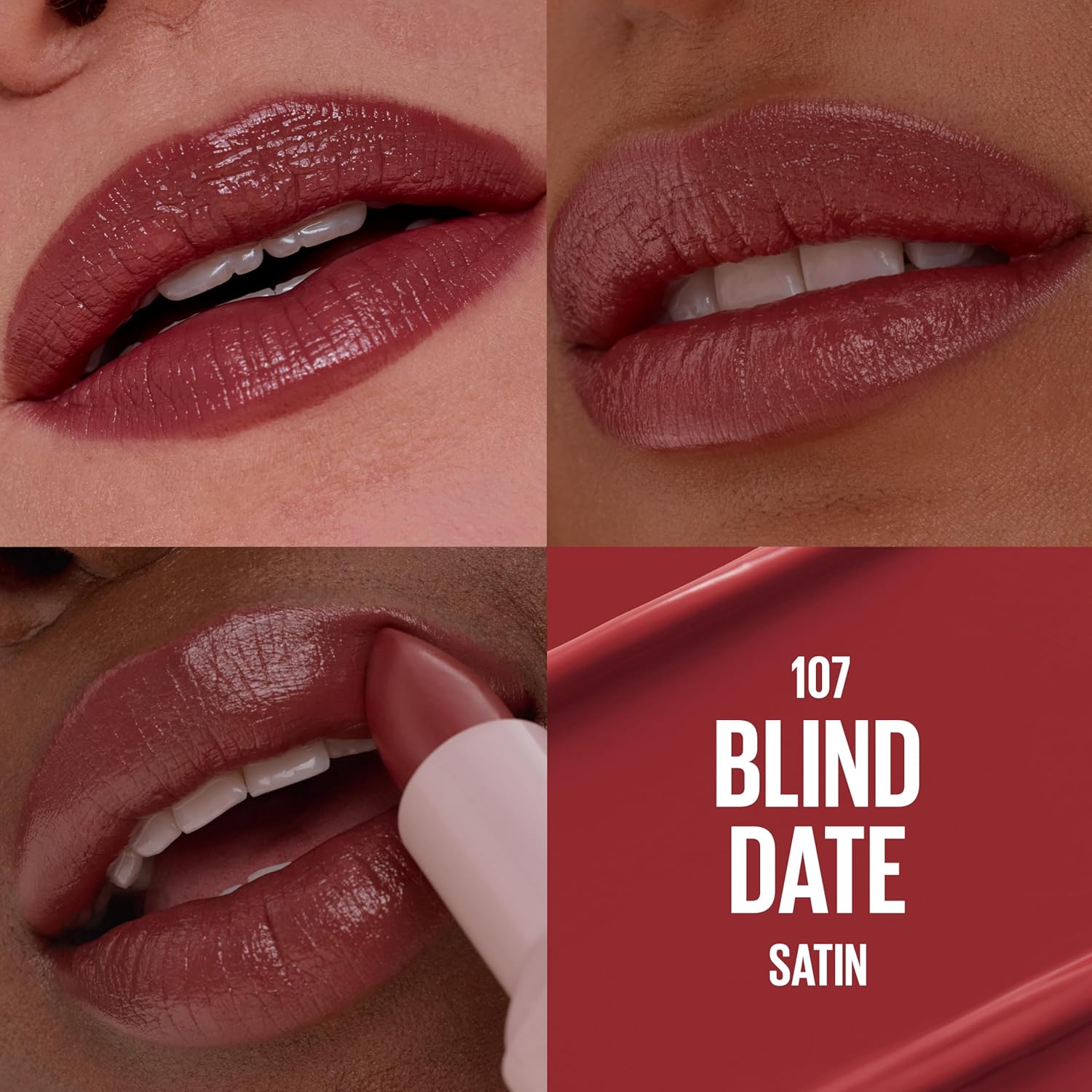 MAYBELLINE Serum Lipstick Labial Hidratante Con Efecto Volumen 8H