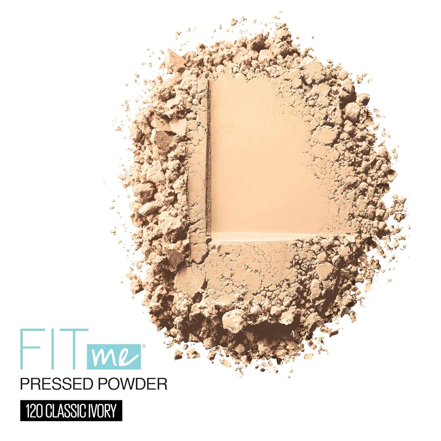 Maybelline Fit Me Matte + Poreless Polvo Compacto Matificante Y Minimizador De Poros Tono Classic Ivory