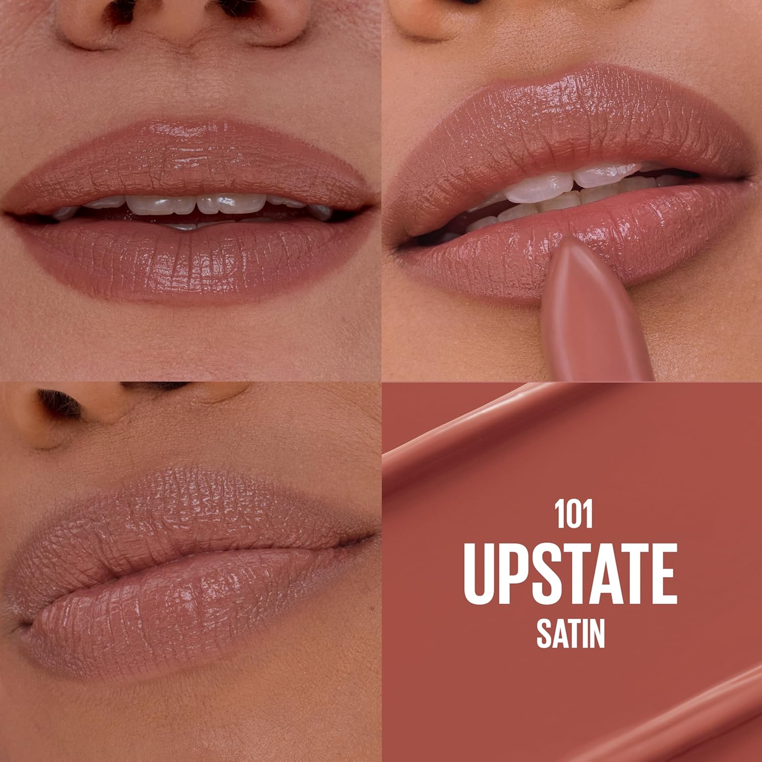 MAYBELLINE Serum Lipstick Labial Hidratante Con Efecto Volumen 8H
