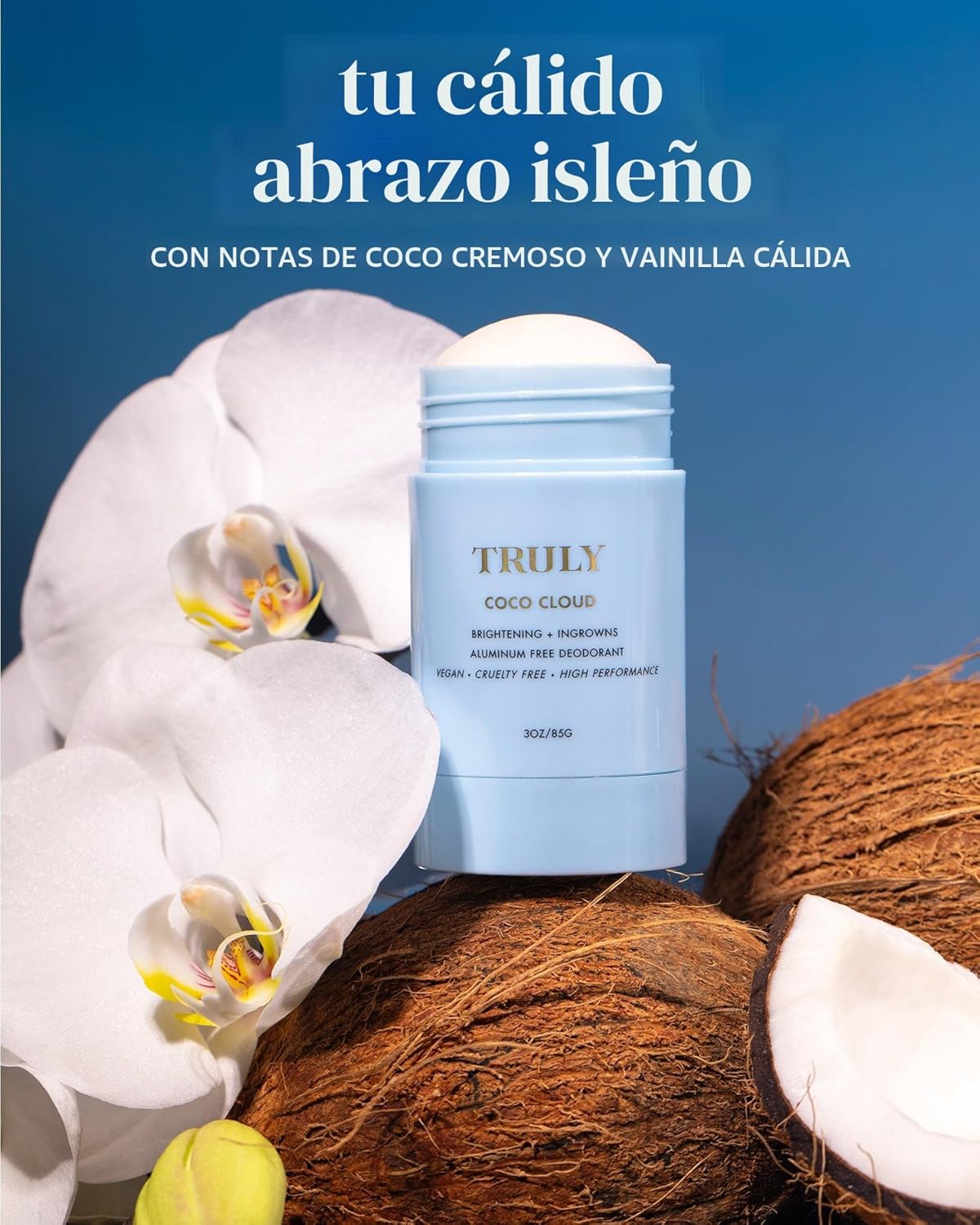 Truly Coco Cloud Ingrown Prevention and Brightening Deodorant | Desodorante