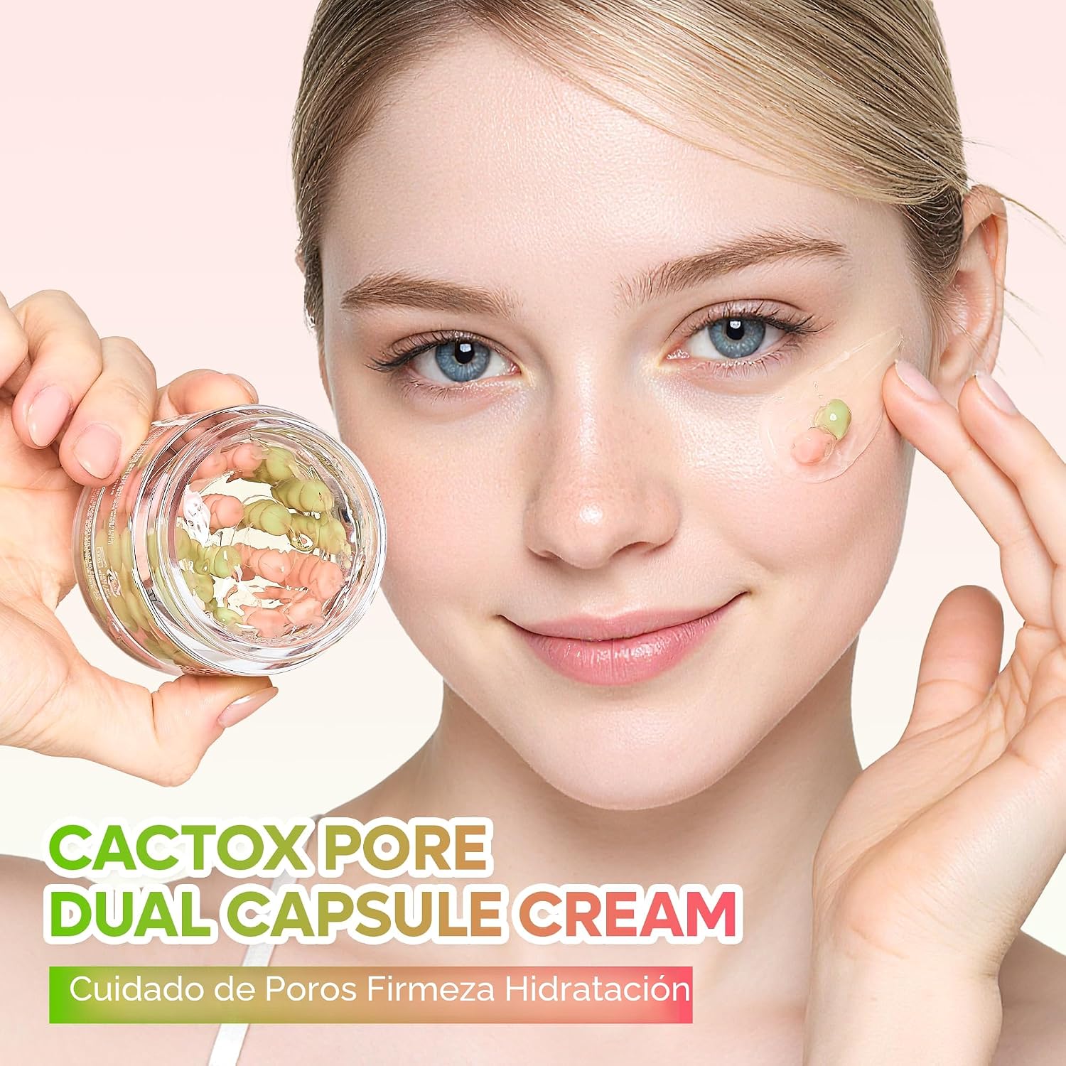 Dr. Melaxin Cactox Pore Dual Capsule Cream Crema Facial Dual Con Cápsulas Para El Cuidado De Los Poros