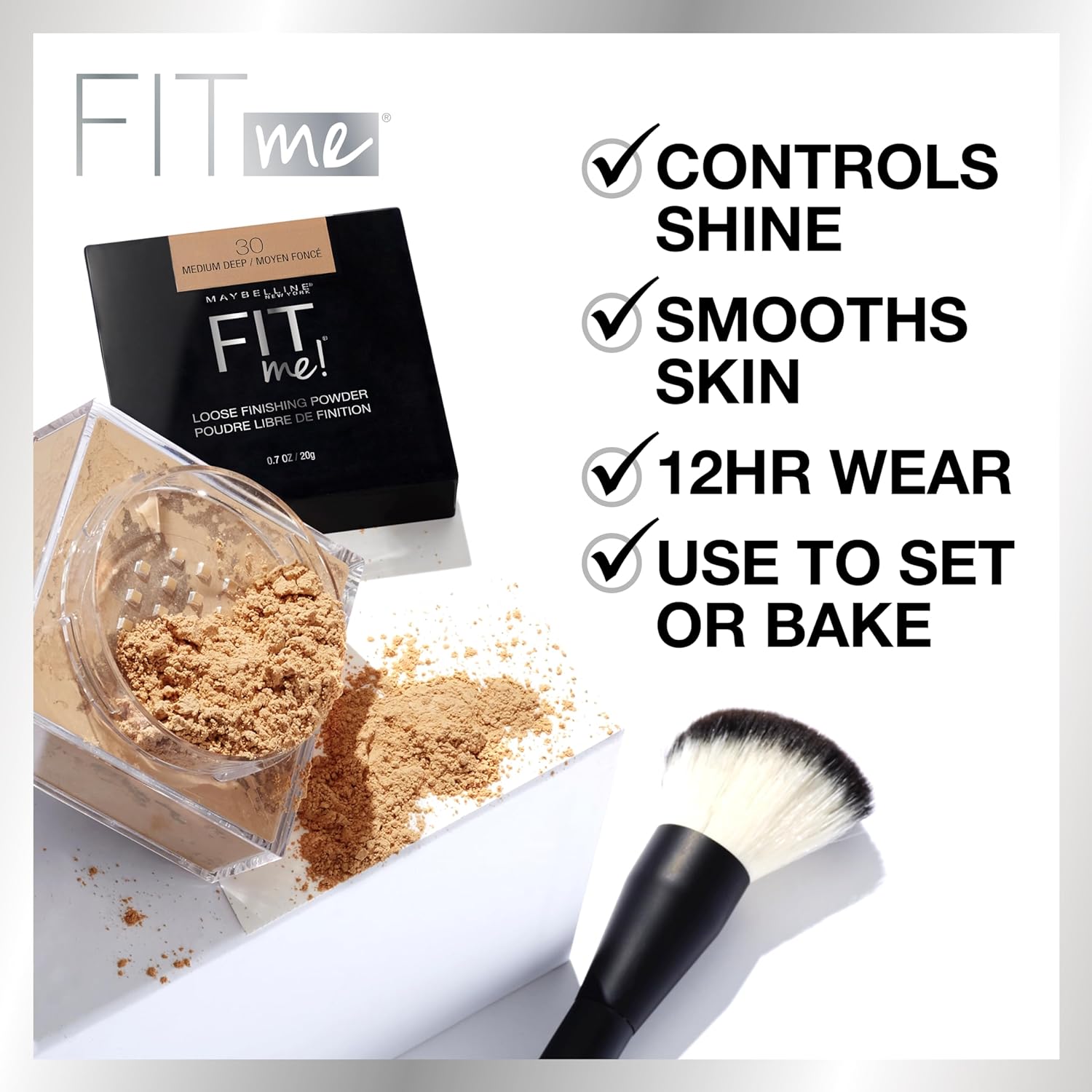 Bajo Pedido - Polvo Fijador Suelto Fit Me de Maybelline New York