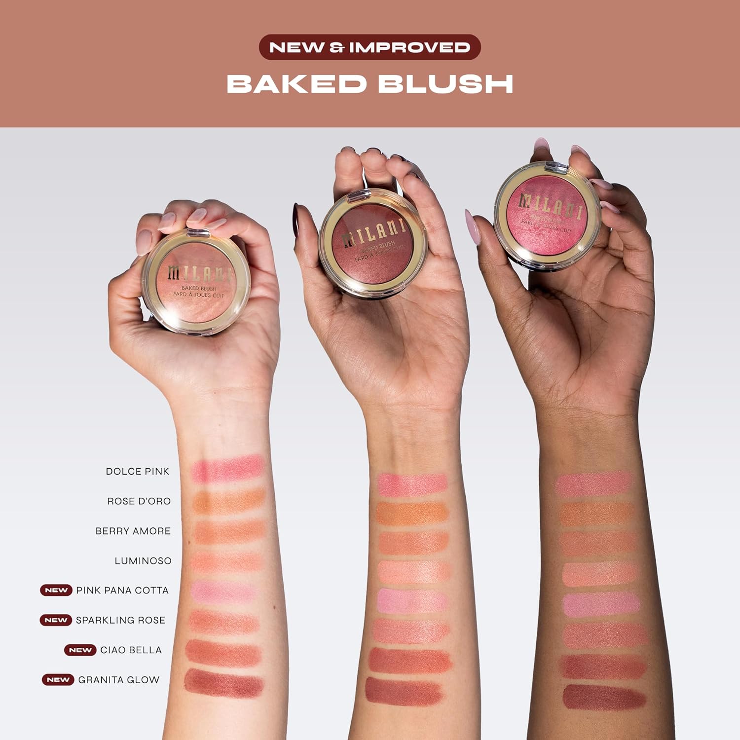 Milani Baked Blush Rubor Horneado Iluminador Para Mejillas Cruelty Free | Iluminador