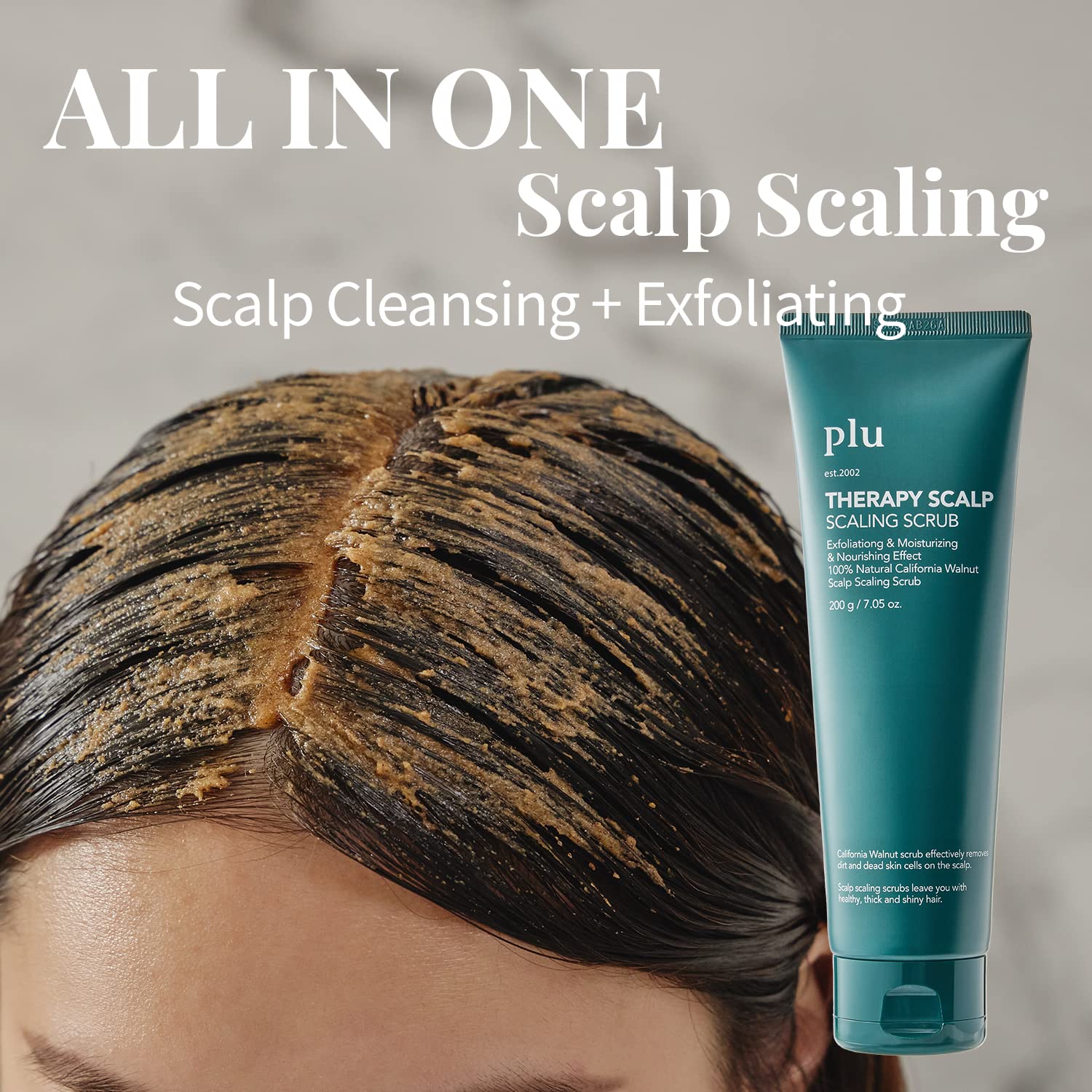 PLU Exfoliating Scalp Scrub Peppermint Exfoliante Capilar Refrescante 200 g