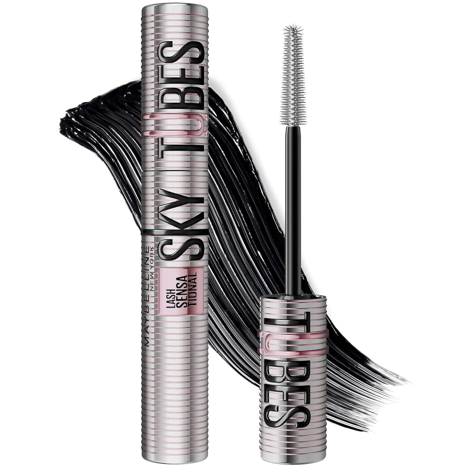 Maybelline Lash Sensational Sky High Tubes Máscara Alargadora Efecto Extensiones Hasta 24 Horas