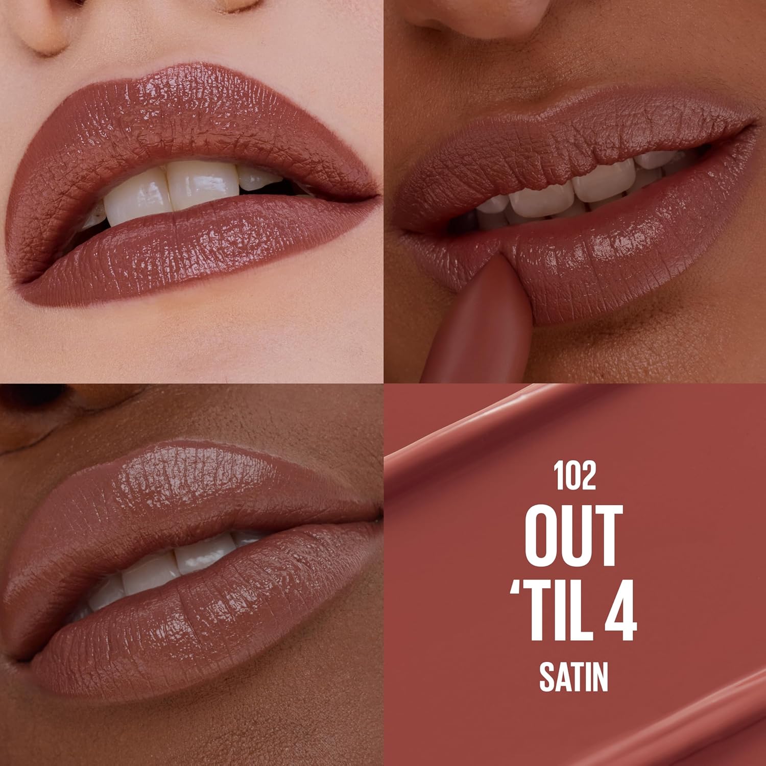 MAYBELLINE Serum Lipstick Labial Hidratante Con Efecto Volumen 8H