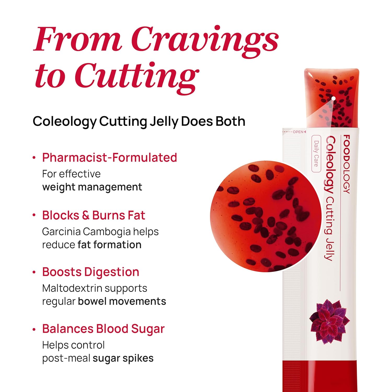 FOODOLOGY Coleology Cutting Jelly | Suplemento Metabólico