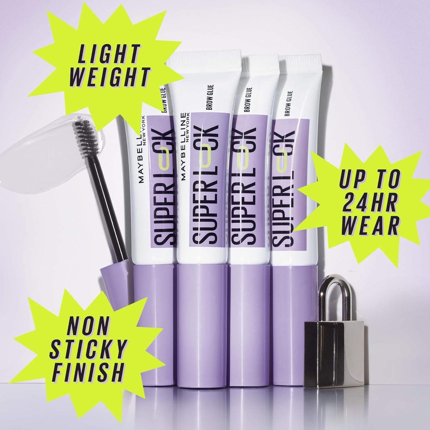 Maybelline Super Lock Brow Glue | Gel Fijador De Cejas De Larga Duración