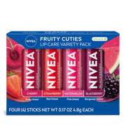 NIVEA Fruity Cuties Lip Care Variety Pack | Bálsamo Labial Hidratante