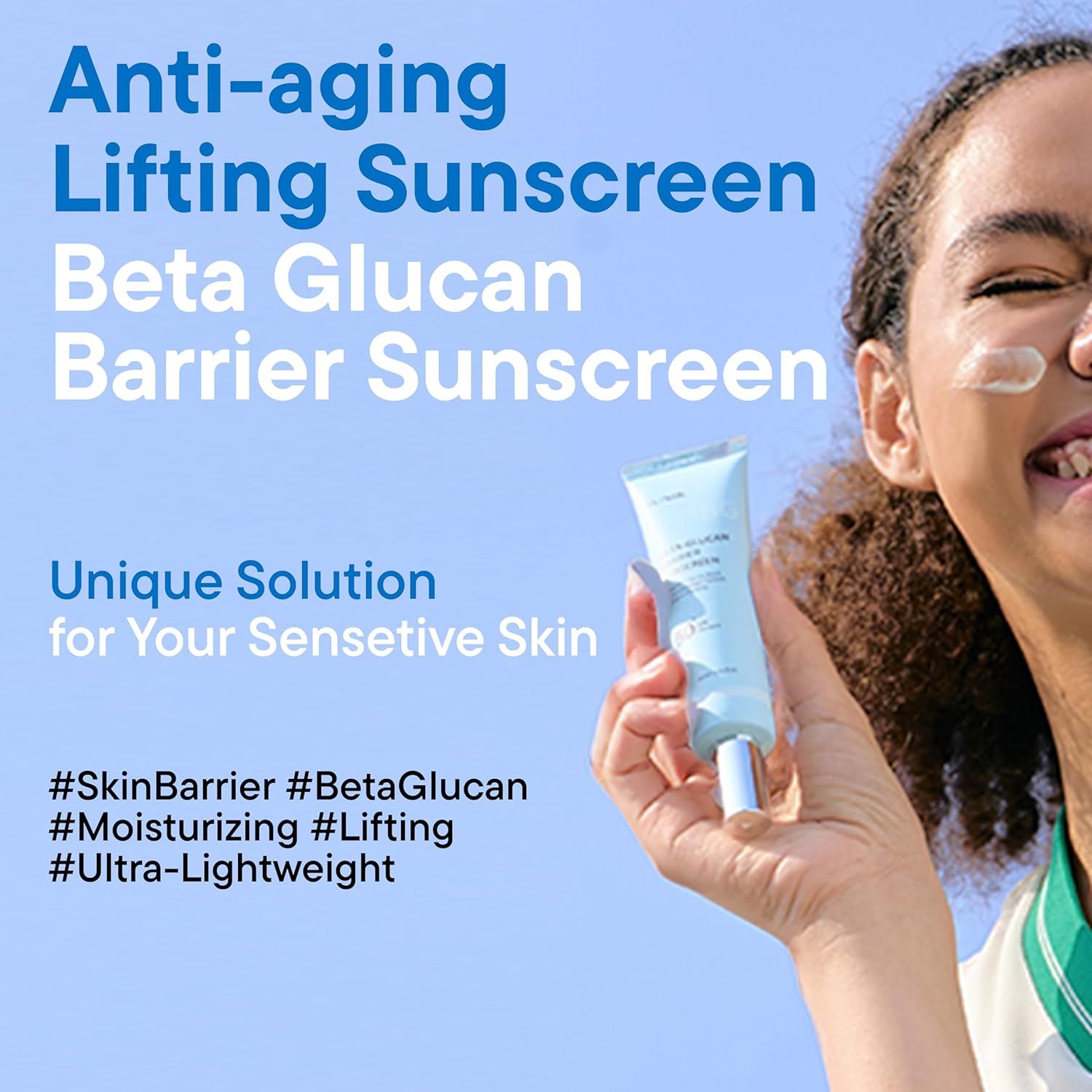 IUNIK Beta Glucan Barrier Sunscreen Protector Solar Hidratante SPF 50+ PA++++ 60 ml
