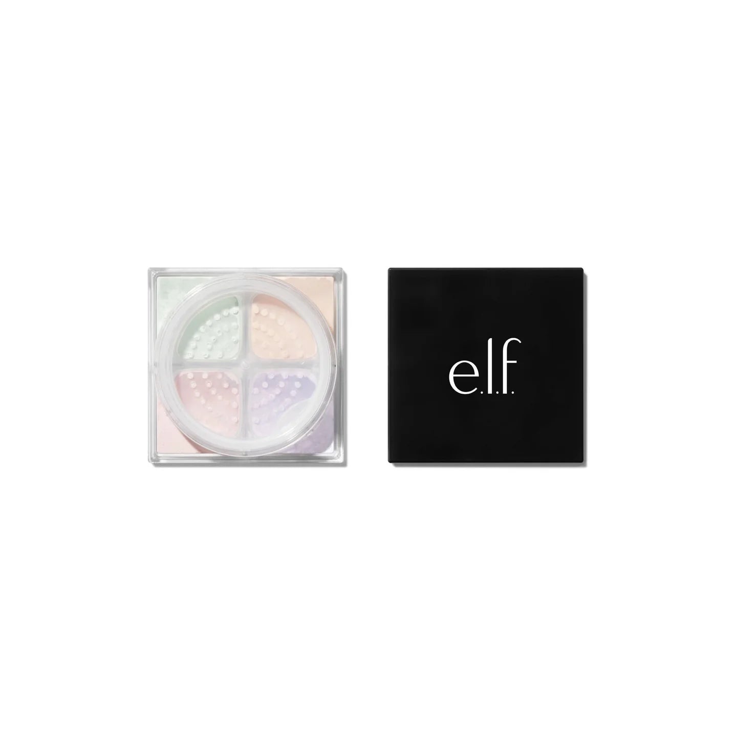 ELF Set It Bright Powder Quad Polvos Fijadores E Iluminadores Multitono