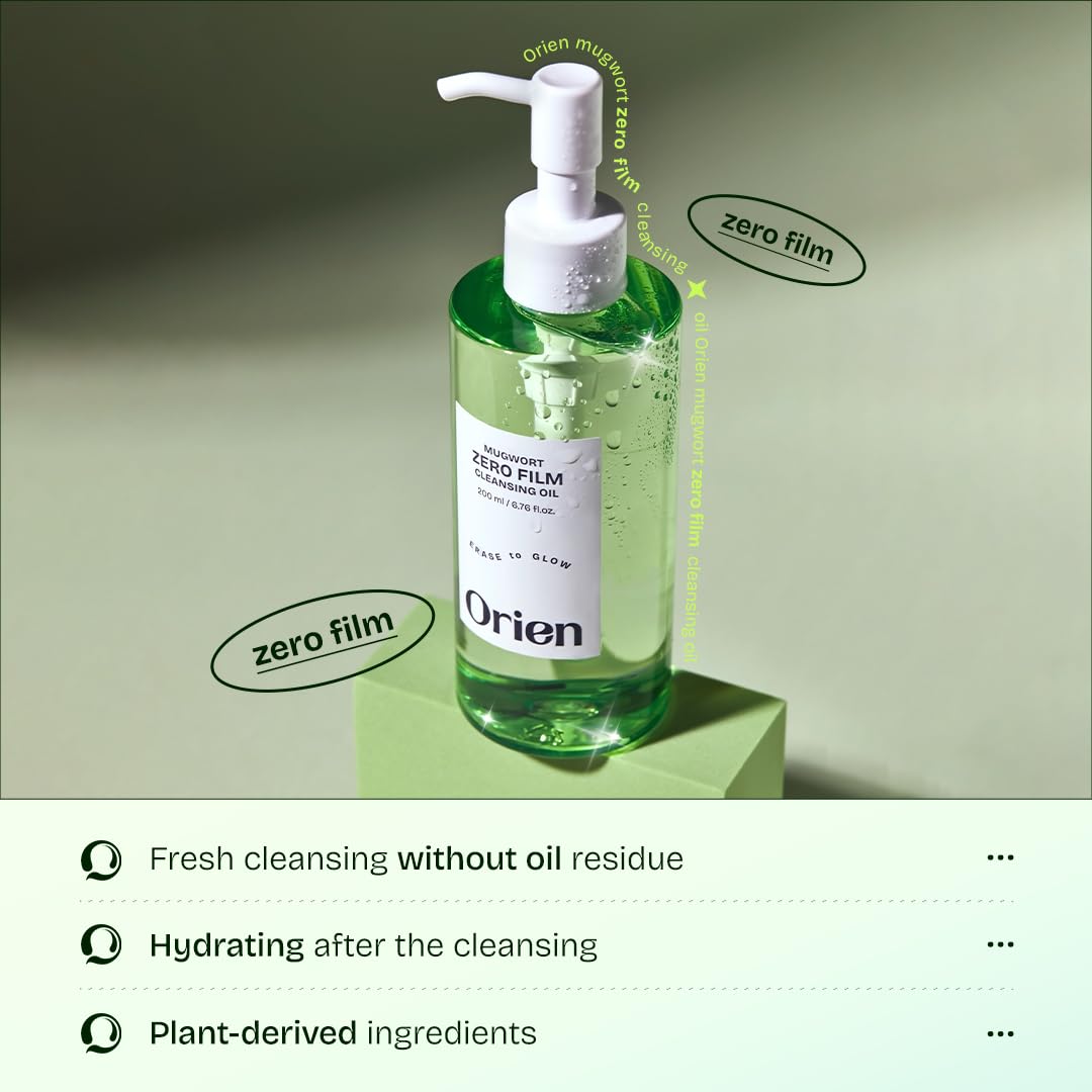 Orien Mugwort Zero Film Cleansing Oil 6.76 fl oz. 6.8 fl oz image 3