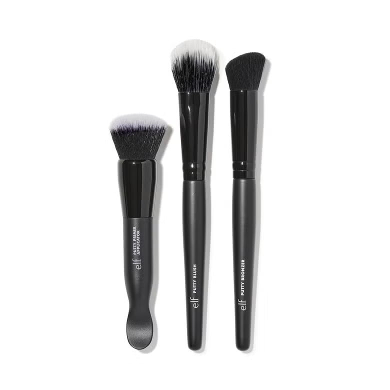 ELF Putty Tools Trio – Set De Herramientas Profesionales Para Aplicar Putty Primer Y Maquillaje