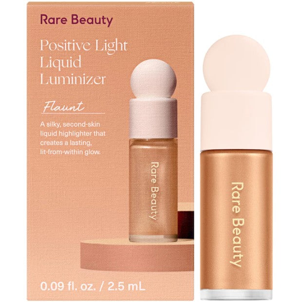 Rare Beauty by Selena Gomez Positive Light Liquid Luminizer Highlight MINI - FLAUNT MINI image