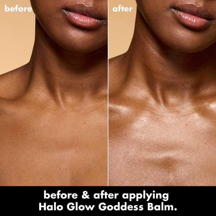 ELF Cosmetics Halo Glow Goddess Body Balm – Bálsamo Iluminador Corporal Sólido Acabado Perlado