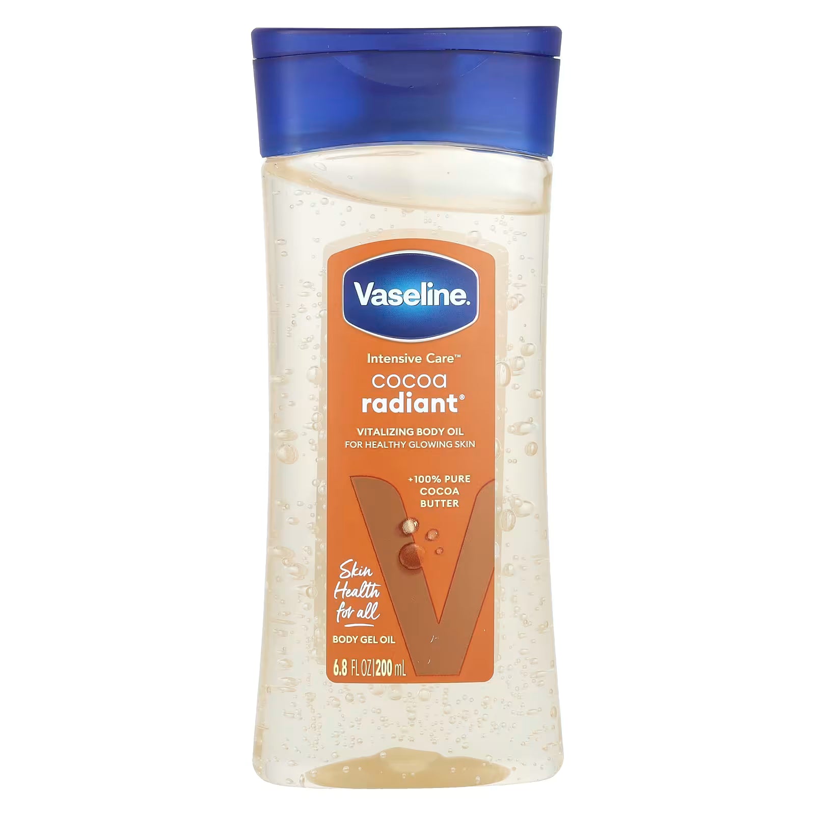 Vaselina Cocoa Radiant Body Oil – Aceite Corporal con Manteca de Cacao | 200 ml