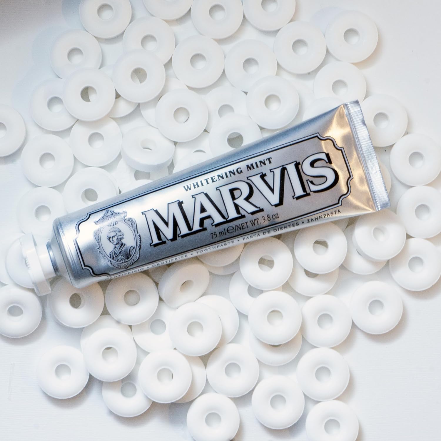 Marvis Whitening Mint Toothpaste Pasta Dental Blanqueadora Con Menta 75 ml