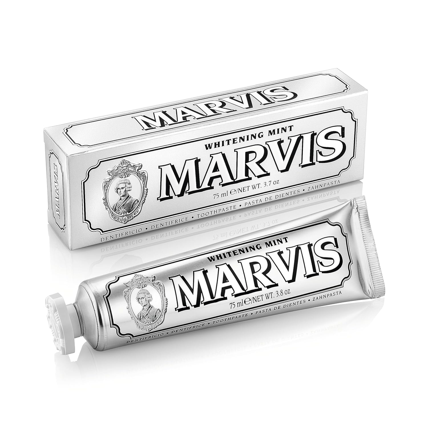 Marvis Whitening Mint Toothpaste Pasta Dental Blanqueadora Con Menta 75 ml