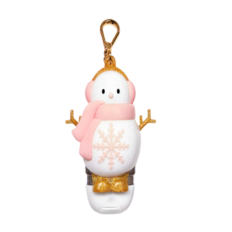 Bath & Body Works Portagel Antibacterial Con Diseño De Muñeco De Nieve | Accesorio Aromático