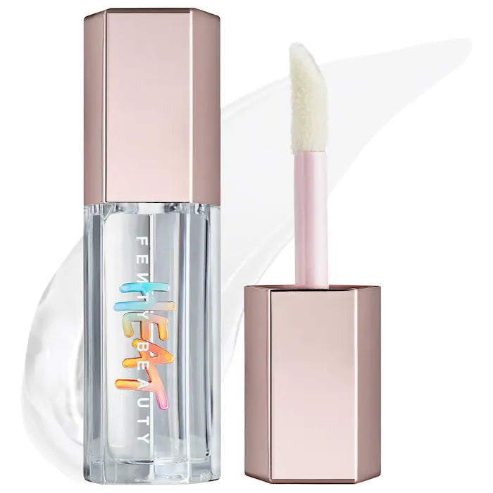 Fenty Beauty by Rihanna  Gloss Bomb Heat Universal Lip Luminizer + Plumper - Glass Slipper Heat - clear image