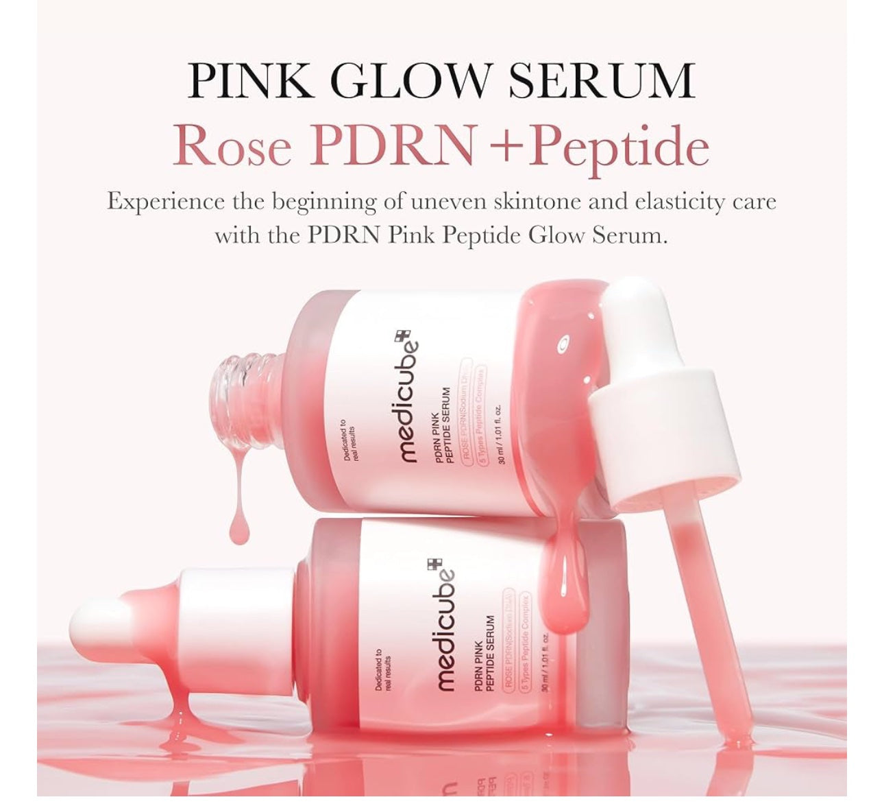 medicube PDRN - Suero de péptido rosa image 1