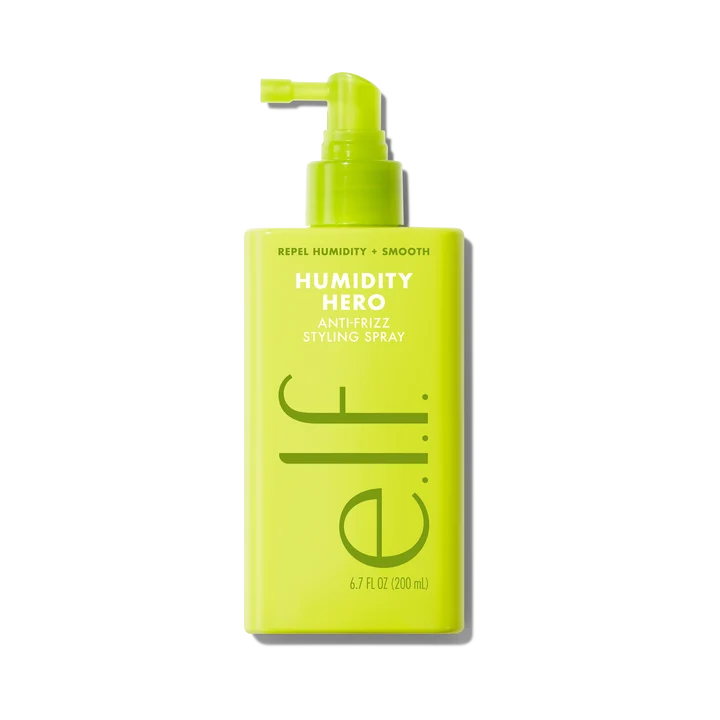 ELF Humidity Hero Anti-Frizz Styling Spray – Spray Anti-Frizz Activado Con Calor Resistente A La Humedad 200 ML