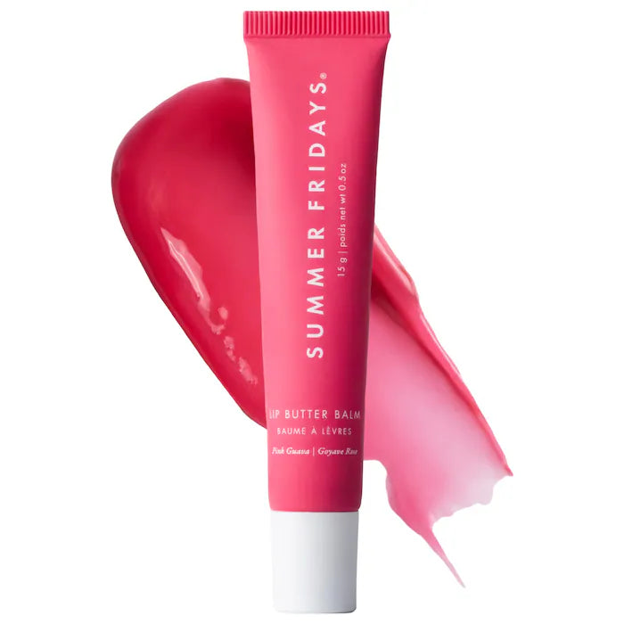 Summer Fridays Lip Butter Balm for Hydration &amp; Shine - PINK GUAVA image