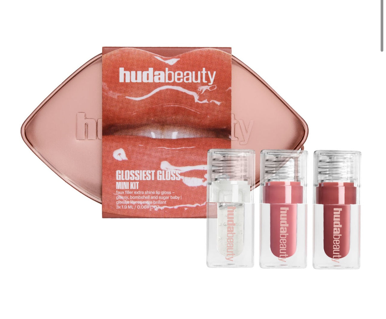 Hudabeauty Glossiest Gloss Trio mini kit image 0