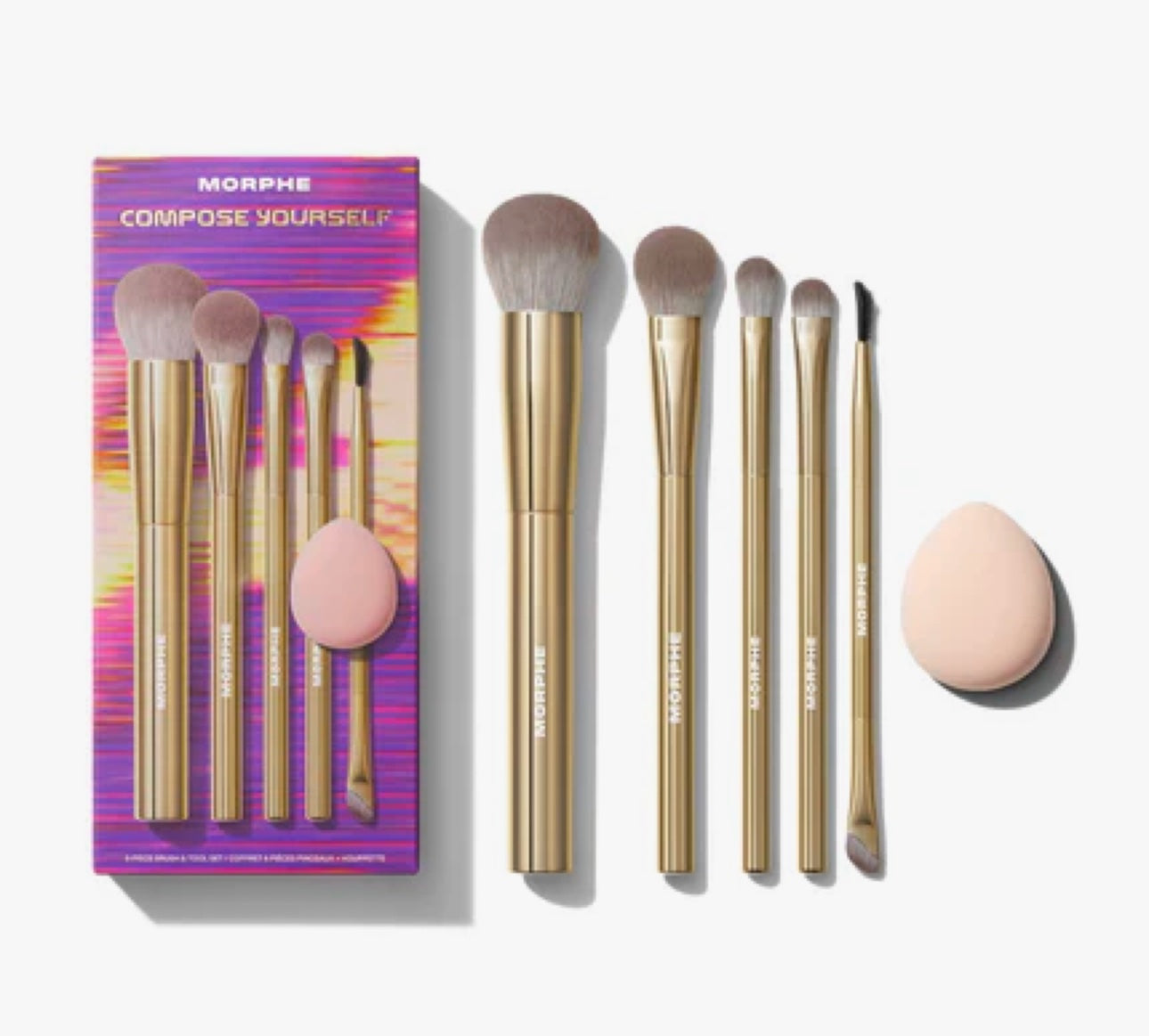 Morphe Compose Yourself 6-Piece Brush &amp; Tool Set image 0