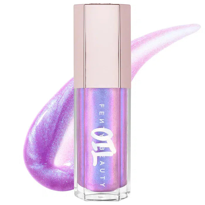 Fenty Beauty by Rihanna  Gloss Bomb Oil Luminizing Lip Oil 'N Gloss - Miss Jellyfish - sparkling icy lilac image