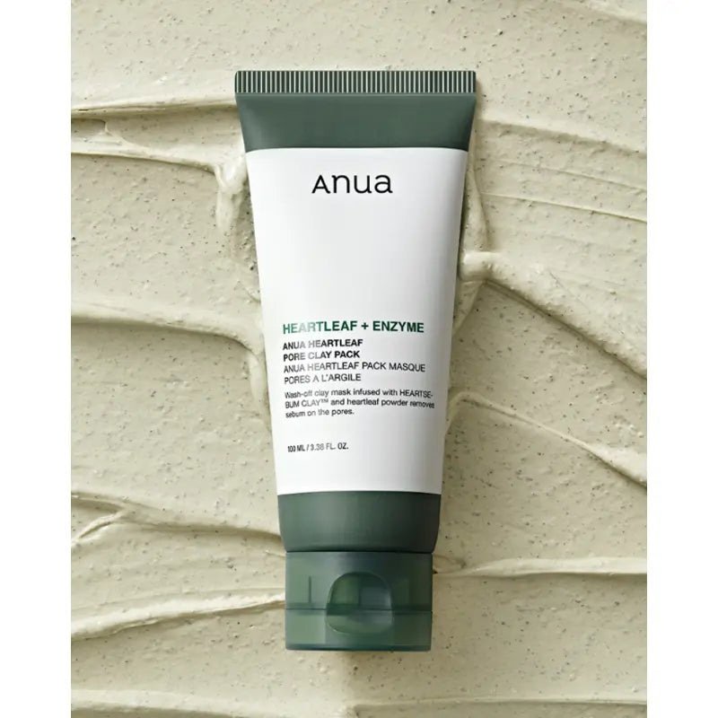 Anua Heartleaf + Enzyme Pore Clay Pack – Mascarilla de Arcilla Purificante y Calmante 100 ml