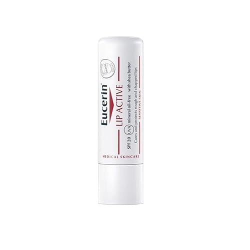 Eucerin Lip Active SPF  – Bálsamo Labial Con Manteca De Karité Para Labios Secos Y Agrietados