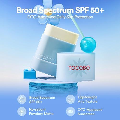 Tocobo Mini Cotton Airy Sun Stick Con Llavero – Protector Solar En Barra SPF50 Tamaño Mini