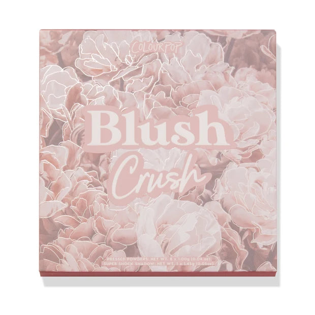 ColourPop Blush Crush Eyeshadow Palette 9 Shades - Matte and Metallic Pink Nude Eyeshadow Palette
