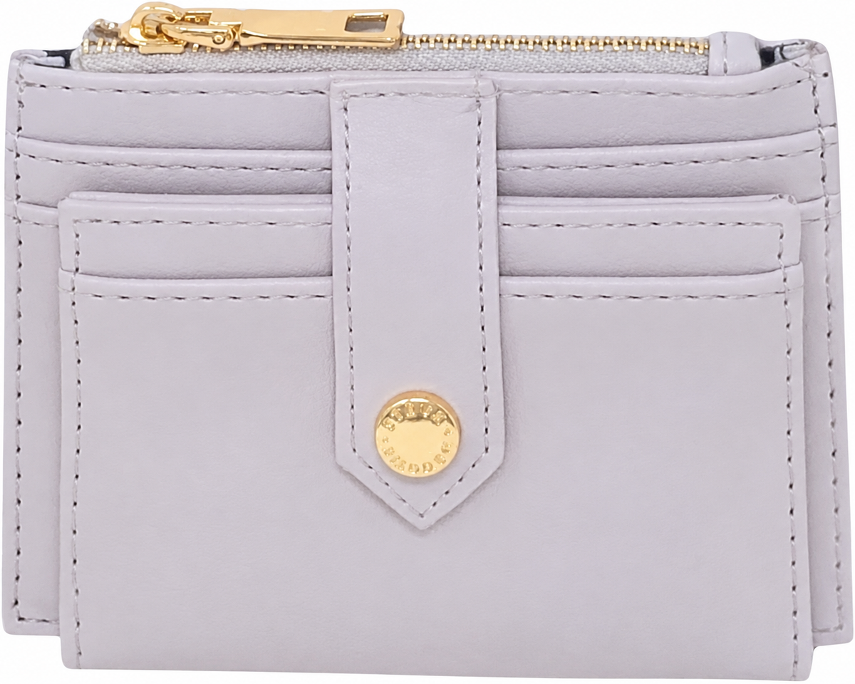Steve Madden Bhayden Card Case Lavender – Tarjetero Con Cierre Y Logo Dorado