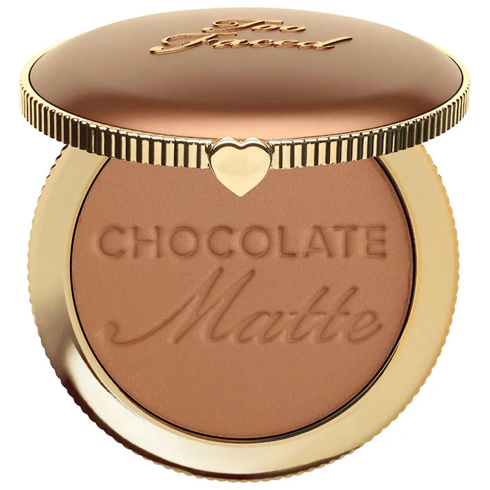 Bajo Pedido - Too Faced Chocolate Soleil Matte Bronzer | Bronceador Mate con Cacao Natural y Aroma a Chocolate